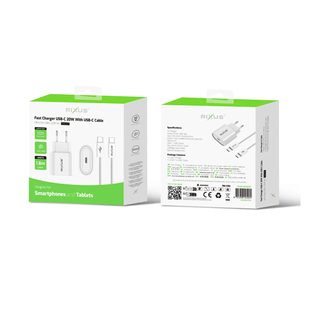 Fast Charger USB-C 20W