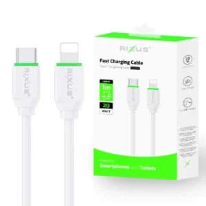 Snabbladdningskabel USB C till Apple Lightning och Datasynk 1m