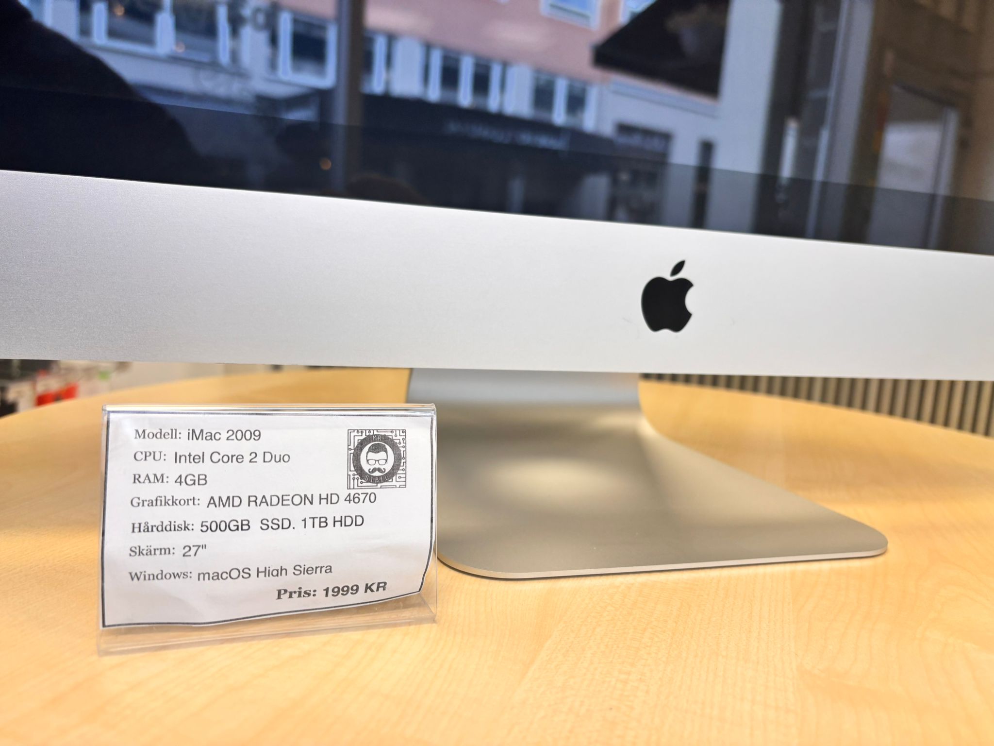 Apple iMac 2009 27" Intel Core 2 Duo 4GB RAM 500GB SSD 1TB HDD