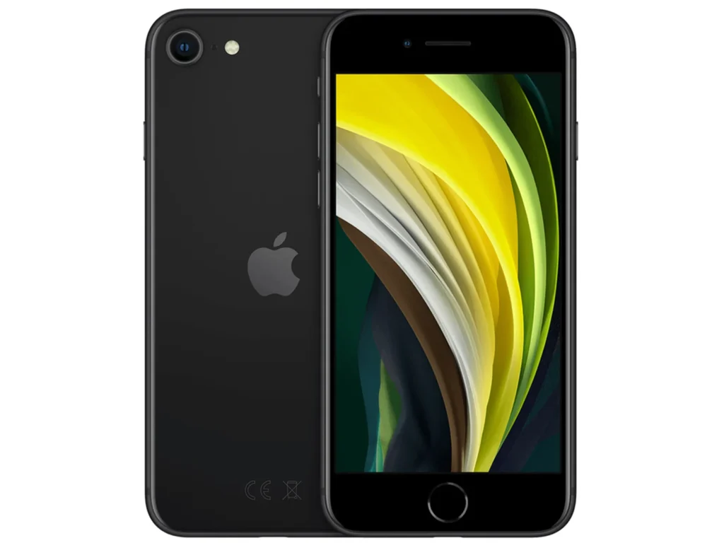 iPhone SE 64GB Svart – 100% Batterihälsa